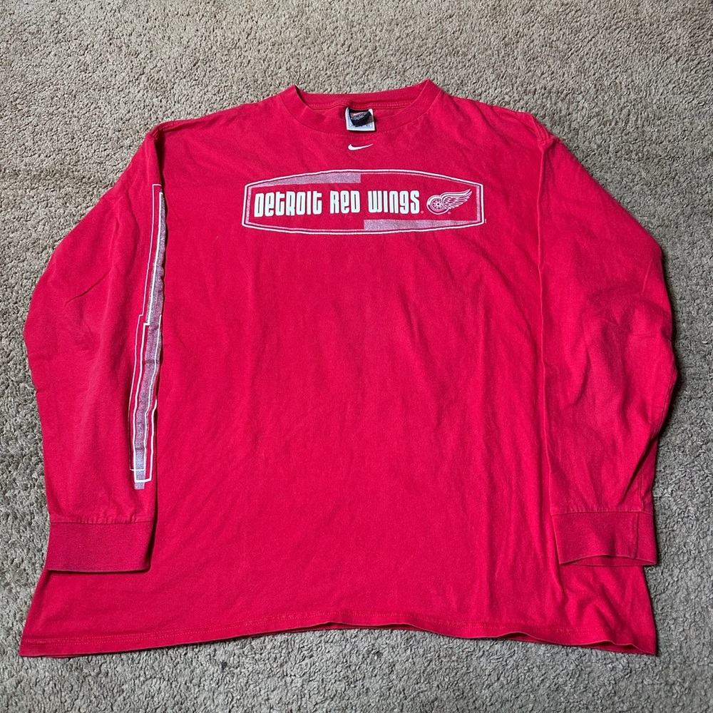 Vtg Detroit Redwings Nike men’s t-shirt size XL long sleeve